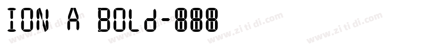 ION A Bold字体转换